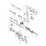 EIXO DE IMPACTO A P/ MARTELETE COMB HR2610 - MAKITA