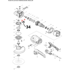 ANEL O-RING 9 P/ ESMERILHADEIRA GA7020 - MAKITA