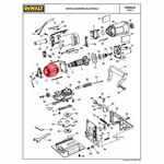 ESTATOR P/ ESMERILHAD/ENTALHAD DW402B2/DW682K - DEWALT