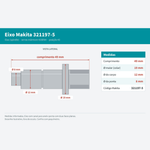 EIXO P/ SERRA MARMORE 4100NH/4200NH - MAKITA 