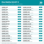 EIXO P/ SERRA MARMORE 4100NH/4200NH - MAKITA 
