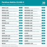 PARAFUSO FENDA M6X22MM P/ MARTELETE BHR162 - MAKITA