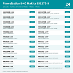 PINO ELASTICO 8X40MM P/ MARTELO DEM. HM1500B - MAKITA        