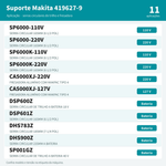 SUPORTE PARAFUSO BORBOLETA P/ SERRA CIRC SP6000 - MAKITA