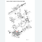 SUPORTE PARAFUSO BORBOLETA P/ SERRA CIRC SP6000 - MAKITA