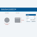 ROLETE CILINDRICO P/ MARTELO DE DEM GSH 5 - BOSCH 