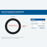 ANEL ORING P/ MARTELO DE PERF GBH 11 DE - BOSCH   