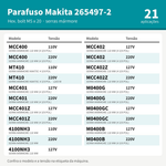 PARAFUSO SEXTAVADO P/ SERRA MARMORE 4100NH3 - MAKITA 