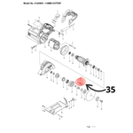 PARAFUSO SEXTAVADO P/ SERRA MARMORE 4100NH3 - MAKITA 