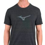 Camiseta Mizuno Lifestyle Masculina Cinza