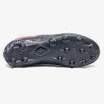 Chuteira Campo Umbro Fifty VI Jr Infantil Preto Coral 