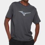 Camiseta Mizuno Basic Big Masculina Cinza