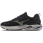 Tênis Mizuno Wave Dynasty 7 Feminino Preto Roxo