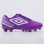 Chuteira Campo Umbro Techno II Jr Infantil Purple