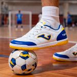 Chuteira Futsal Joma Top Flex Jr Infantil Branco