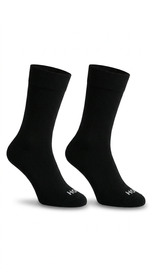 Kit 3 Pares Meias Hoahi Cano Longo Unissex Preto