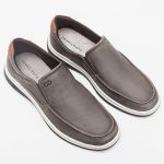 Sapato Mocassim Democrata Easy Leave Masculino Smoke