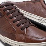 Sapatênis Democrata Denim Jay Masculino Conhaque