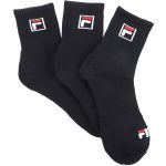 Kit 3 Pares Meias Fila Cano Alto Fbox Unissex Preto