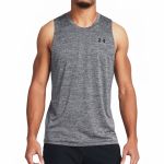 Regata Under Armour Tech Tank Masculina Chumbo