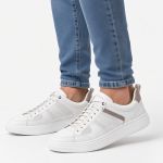 Tênis Democrata Denim Joe Ultra Light Masculino Off White