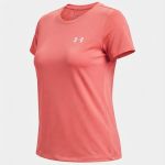 Camiseta Under Armour Velocity Twt Feminina Coral