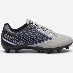 Chuteira Campo Umbro Techno II Jr Infantil Cinza