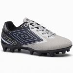 Chuteira Campo Umbro Techno II Jr Infantil Cinza
