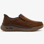 Tênis Skechers Arch Fit Crosser Oak Masculino Marrom