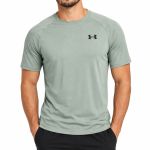 Camiseta Under Armour Velocity 2.0 SS Masculina Cinza