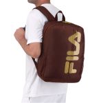 Mochila Fila Cut Logo Letter Unissex Vinho