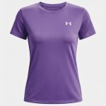 Camiseta Under Armour Velocity Twt Feminina Roxa