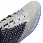 Chuteira Futsal Umbro Techno II Jr Infantil Cinza