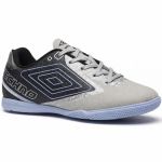 Chuteira Futsal Umbro Techno II Jr Infantil Cinza