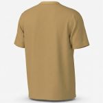 Camiseta Fila Regular Letter Outline Masculino Bege
