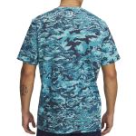 Camiseta Under Armour ABC Camo Masculina Azul