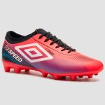 Chuteira Campo Umbro Top Speed League Unissex Rosa