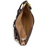 Bolsa Classe Couro Crossbody Feminina Chocolate