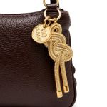 Bolsa Classe Couro Crossbody Feminina Chocolate