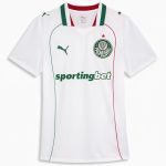 Camiseta Puma Palmeiras Torcedor Masculino Branco