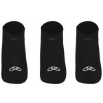 Kit 3 Pares Meias Olympikus Cano Invisível Unissex Preto