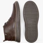 Bota Democrata Grid Couro Masculina Marrom
