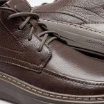 Bota Democrata Grid Couro Masculina Marrom
