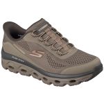 Tênis Skechers Glide Step Sole Glover Peak Masculino Castanho