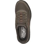 Tênis Skechers Glide Step Sole Glover Peak Masculino Castanho