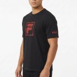 Camiseta Fila F-Box Graphic Run Masculina Preta