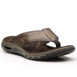 Chinelo Pegada 131663 Masculino Couro Pinhão