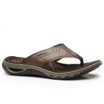 Chinelo Pegada 131663 Masculino Couro Pinhão