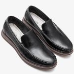 Mocassim Democrata Couro Nash Masculino Preto