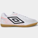 Chuteira Futsal Umbro Techno Unissex Branco